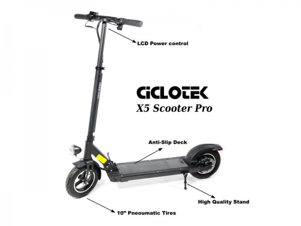 Patinete eléctrico Scooter CicloTEK X5 con Asiento – 790€