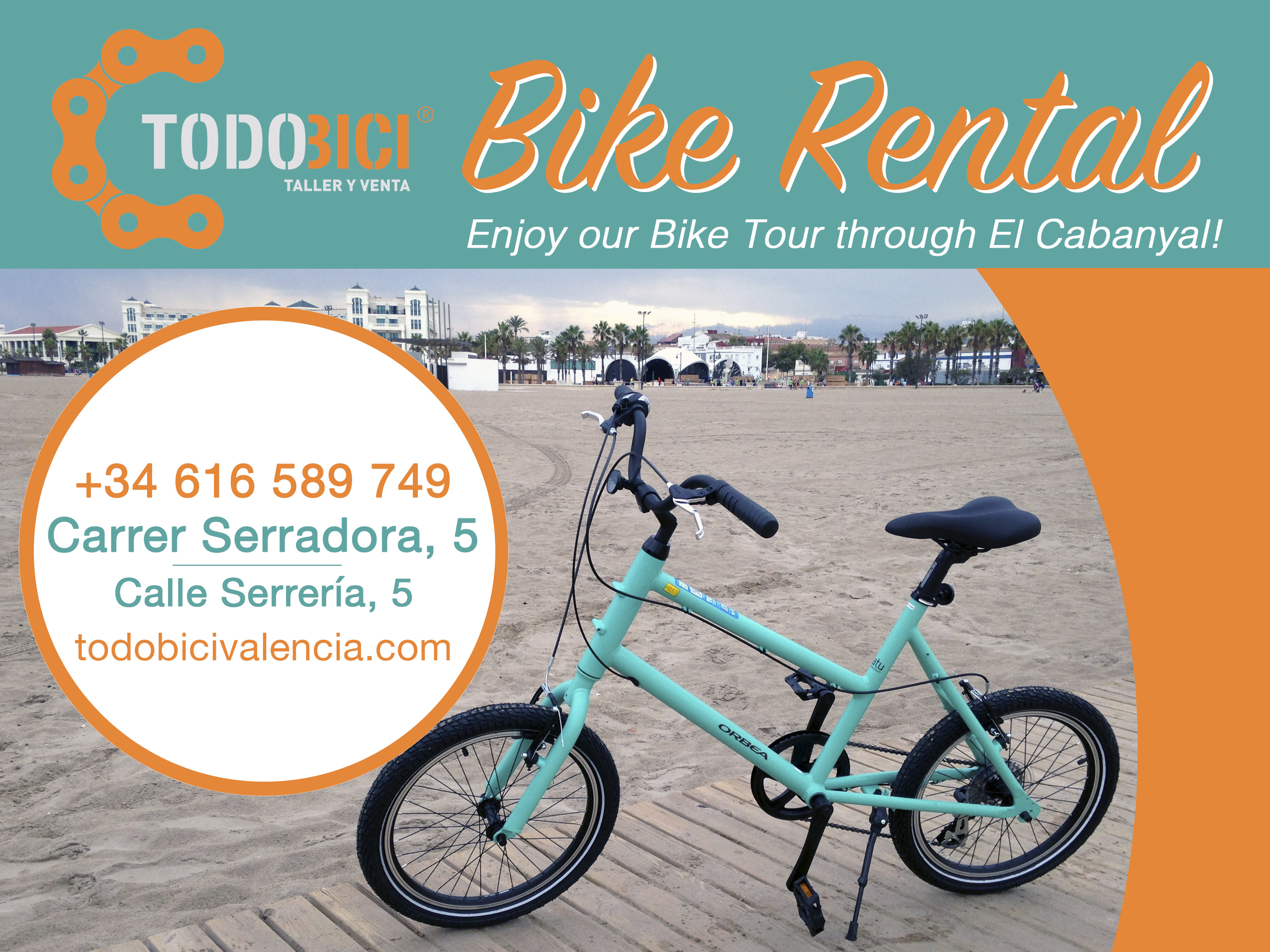 Alivio Inocencia flota Bike Rental Valencia | TodoBici Valencia